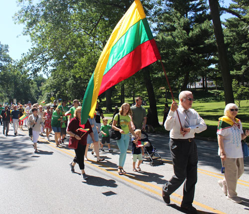 Parade of Flags at 2019 Cleveland One World Day - Lithuania